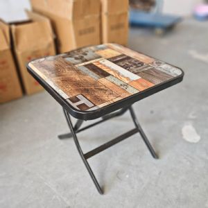 折叠桌子-宽70*高70cm-加厚钢木