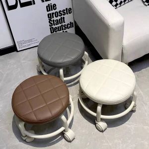中号滑轮凳-皮面小凳子滑滑凳