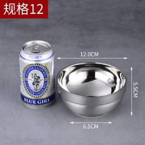 不锈钢碗（铂金碗-12cm）